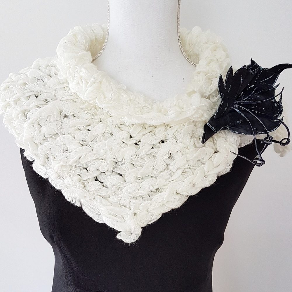 NWOT White Scarf